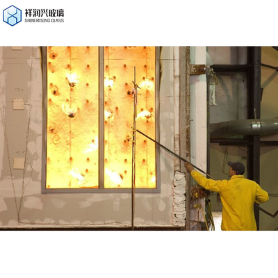 Lastra di vetro resistente al fuoco ultra trasparente per finestre da 1 mm a 15 mm di spessore