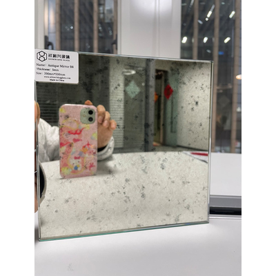 Piastrelle di vetro da specchio antico personalizzate da 2 mm a 10 mm per decorazioni murali di diverse dimensioni