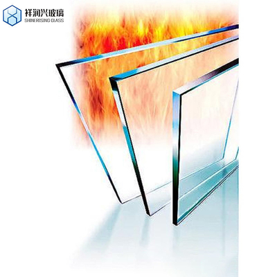 Vetro ceramico resistente al calore da 4 mm per stufe a legna ISO certificato GB15763.2-2005 Standard