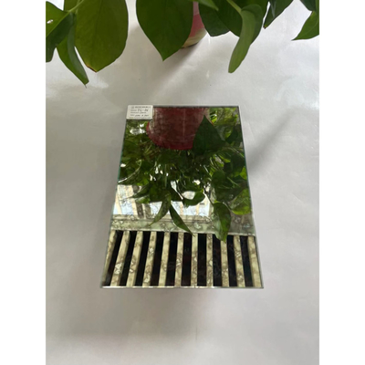 Taglio di pannelli murali di specchi di vetro decorativi lavorati con stile moderno e temperatura