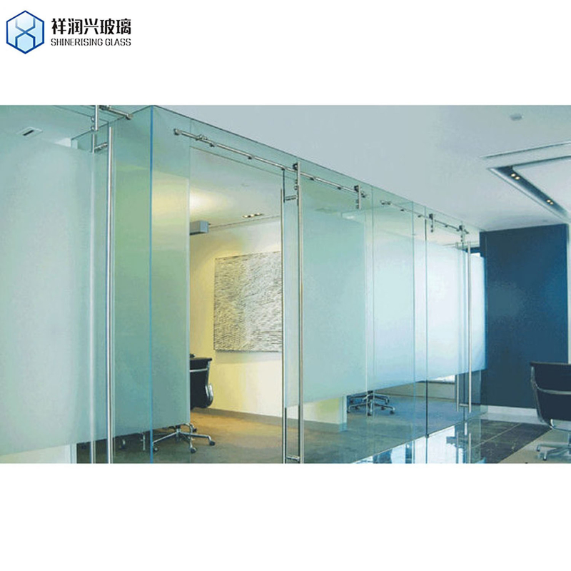 GB15763.2-2005 Porta scorrevole in vetro senza cornice standard per divisori per uffici commerciali