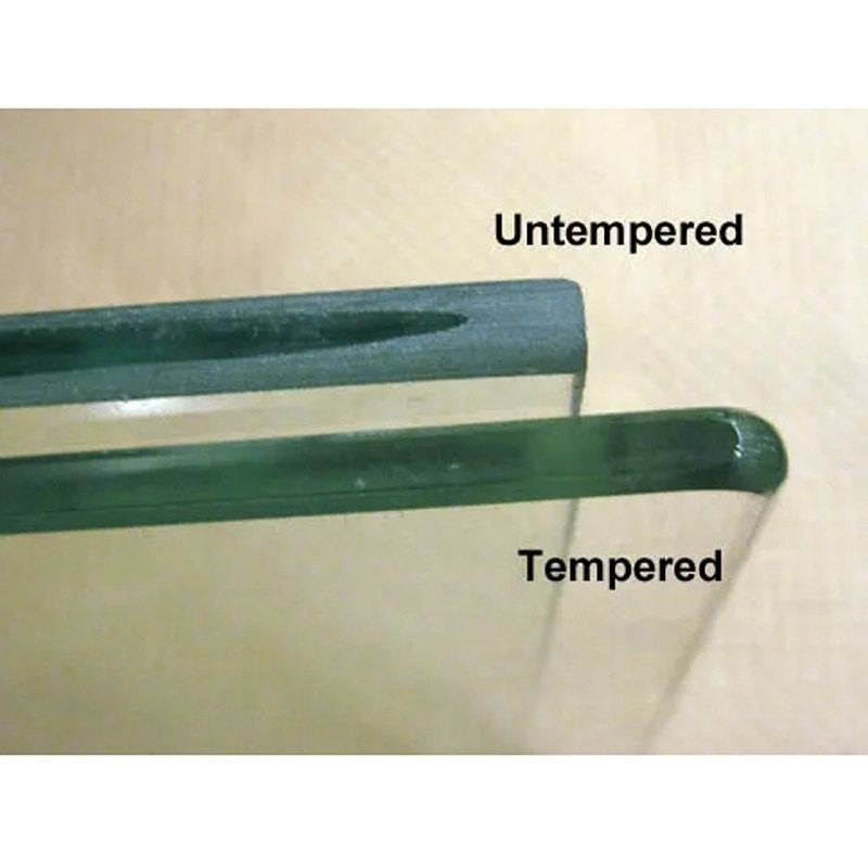 6mm 8mm 10mm Docce temperate fisicamente Vetro temperato per articoli conformi