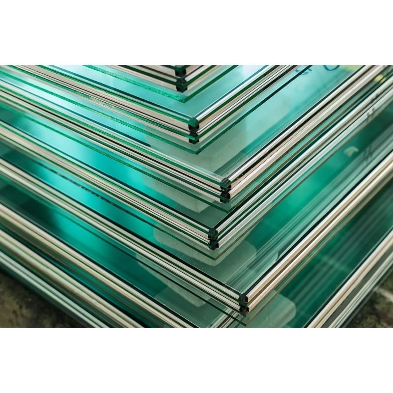 6mm 8mm 10mm 12mm Green Tempered Building Toughened Glass per il grado di acciaio supertemperato