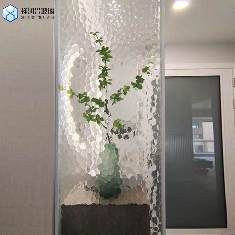 2 mm-8 mm Normal Clear Moru Pattern Glass per vetro singolo Vetro cablato/decorativo/bagno
