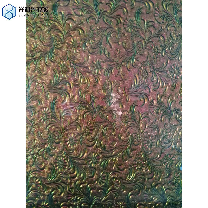 Colore solido 190*190*80mm Disegni chiari Blocco di vetro cavo/mattoni con certificato SGS