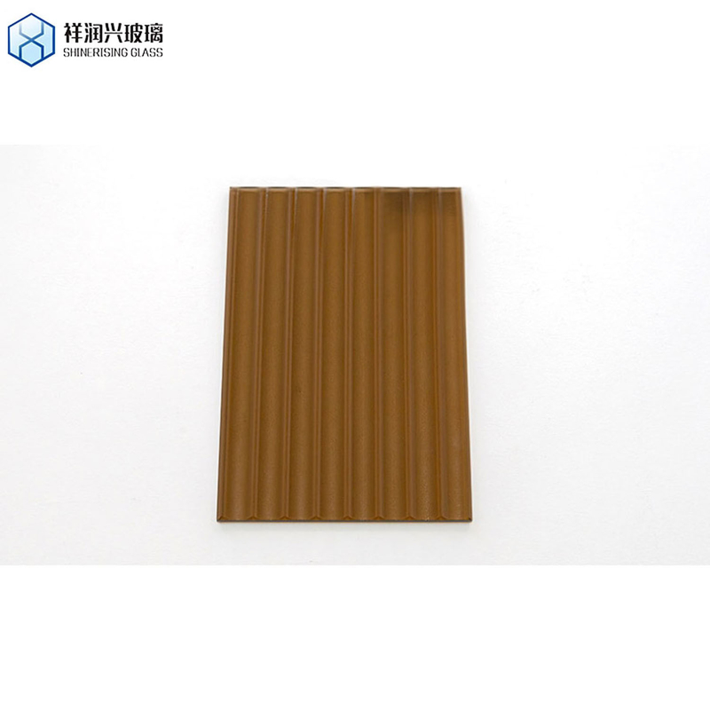 Customization Decorative Tempered Ceramic Glass with Unique Pattern Brown Embossed Glass (Vettura ceramica temperata decorativa con disegno unico)