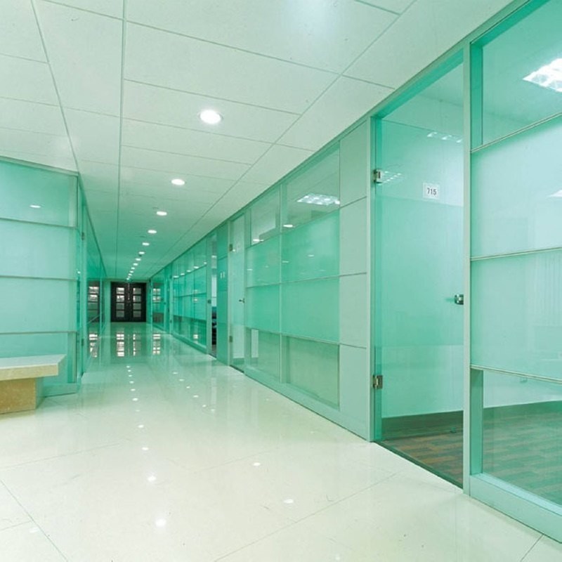 Porta in vetro temperato in bronzo/grigio/nero/azzurro per doccia/commerciale/elettrodomestici