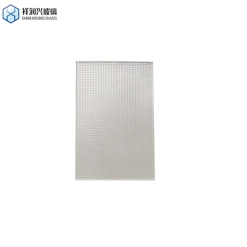 Caratachi Qingdao Mistlite Flora Fluted Pattern Glass Flat Polished Edge Work