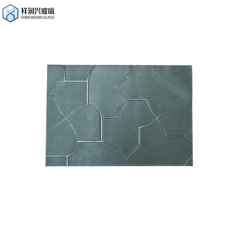 Diamante/Cristallo/Nashiji vetro con disegno per la finestra della porta di un edificio in colore bronzo chiaro
