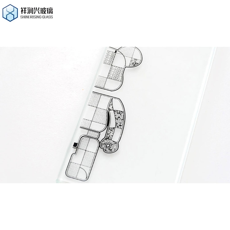 Vetro di stampa a schermo di seta temperato piatto 0,5 mm 0,7 mm 1 mm 2 mm 3 mm per copertura LCD a schermo touch capacitivo