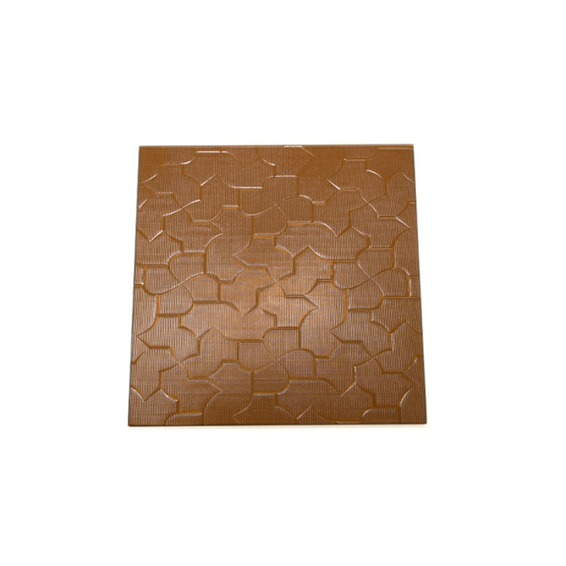 Punti di pioggia Blu Grigio Bronzo Figura d'arte Vetro Moru Mistelite Mosaica Flauto Fiore Flora Bambù Onda Oceanica Vetro