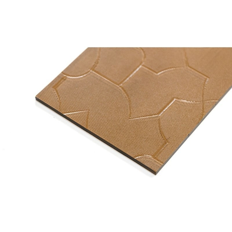 Rebest 8mm Colore solido Temperato Decorativo Vetro figurato Cliente prima lavorazione