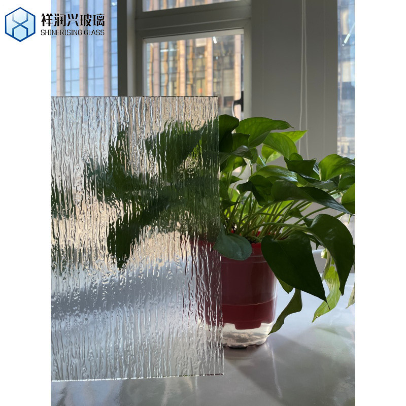 Vetro a base chiara da 3 mm-8 mm, vetro in intaglio decorativo flutelite-S per tipi di finestre