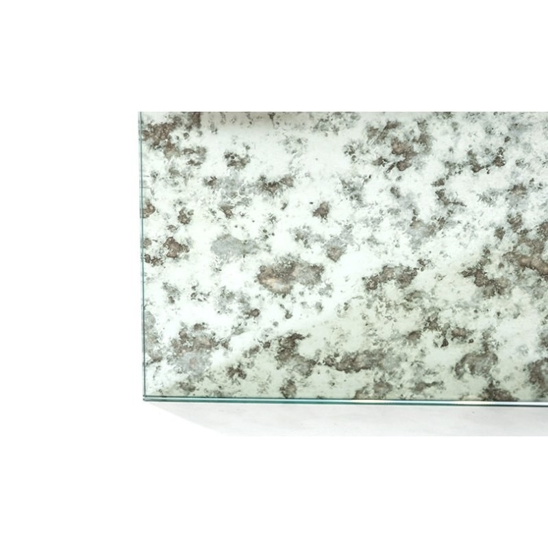 Chinese Luxury Antique Mirror Glass Mosaic Tile Sheet in grigio argento per decorazioni murali