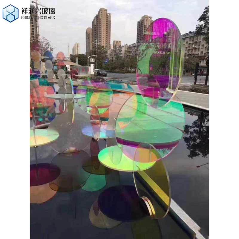 Vetro per finestre di costruzione riflettente colorato chiaro 4mm5mm6mm per costruzione di finestre