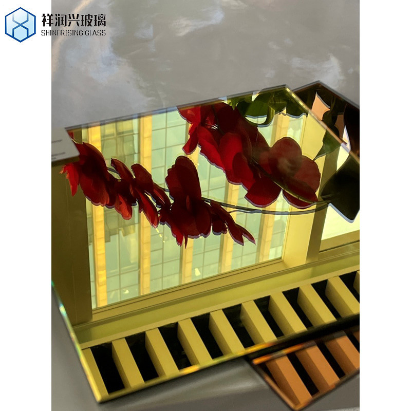 Flat Polished Edge 1mm-6mm Tinted Colored Silver Aluminum Glass Mirror Personalizzazione