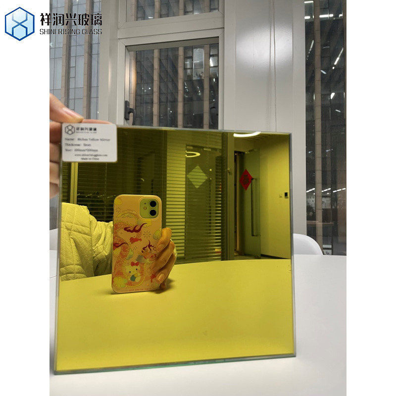 Prodotto principale Specchio colorato in vetro a disegno Mobile per la casa intelligente Specchio per il bagno a LED