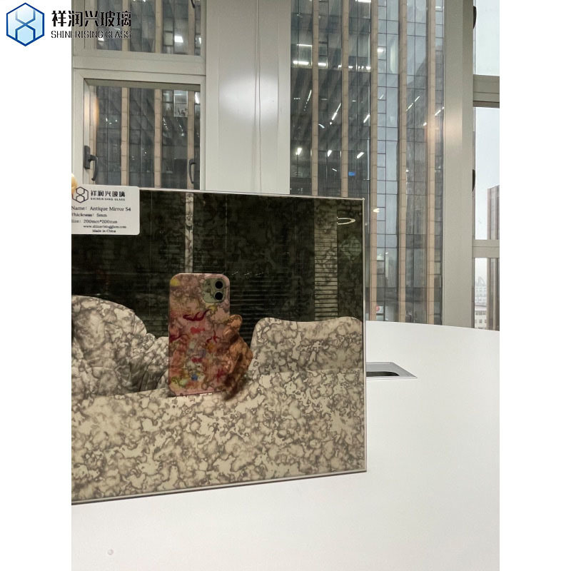 Flat Polished Edge Work Vetro specchio antico in dimensioni personalizzabili per uso decorativo