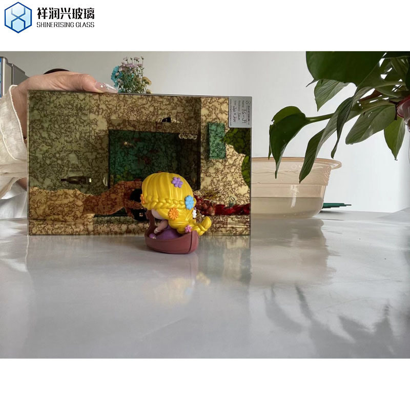Flat Polished Edge Work Antico Specchio vetro per cucina decorativa