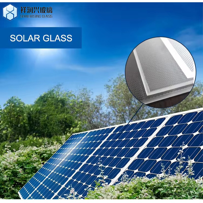 Flat Polished Edge Work CCC Certified 3,2 mm Tempered Photovoltaic Ar Coated Solar Glass