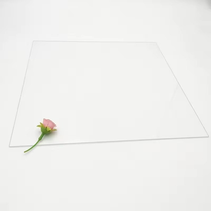 Tubo di vetro solare decorativo con 3,2 mm 4 mm temperato a bassa mistlite di ferro e rivestimento di Ar