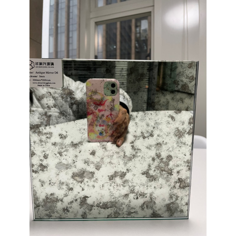 Piastrelle di vetro da specchio antico personalizzate da 2 mm a 10 mm per decorazioni murali di diverse dimensioni